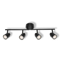 OSRAM 4-punts LED-spot PRIMAL, armatuur, 4xGU10, zwart