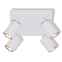 OSRAM 4-punts LED-spot ELEMENTAL plaat wit, licht, 4xGU10, wit, 21 x 13,8 x 21 cm