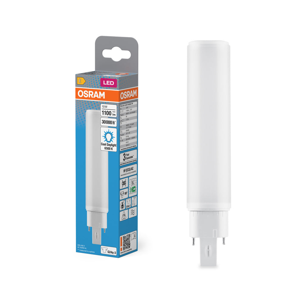 OSRAM DULUX LED D/E HF &amp; AC 10W 865 G24Q-3