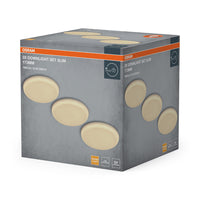 OSRAM LED Downlight Adjustable Cut-Out Slim Einbaustrahler Set 173 mm 18W 830 Weiß ⌀55…145 mm