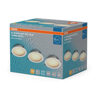 OSRAM LED Downlight Inbouwspot Badkamerset IP44 Slank 120 mm 8W Metaal Wit ⌀95 mm