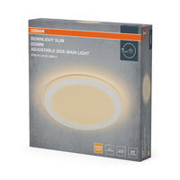 OSRAM LED Downlight Zij-Hoofdverlichting Inbouwspot 225 mm 24W Wit ⌀85…195 mm