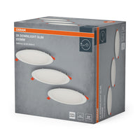 OSRAM LED Spot- en Downlightset voor Inbouwspots, Slank, 225 mm, 22W, Wit, ⌀200 mm