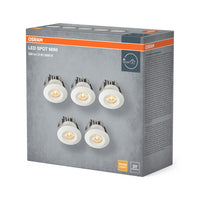 OSRAM LED Mini Spot Set Inbouwspot 6W 120° Wit ⌀30 mm