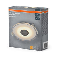 OSRAM LED Spot Acryl Mat Inbouwspot 6W Wit ⌀100 mm