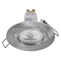 OSRAM LED-spotset voor inbouwmontage GU10 Click 4,5W Satijnnikkel ⌀60 mm