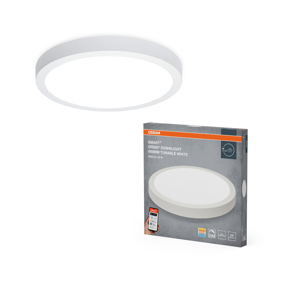 OSRAM Matter SMART+ OPBOUWDOPLICHT TW / 22 W, 220…240 V, Instelbaar wit, 3000…6500 K
