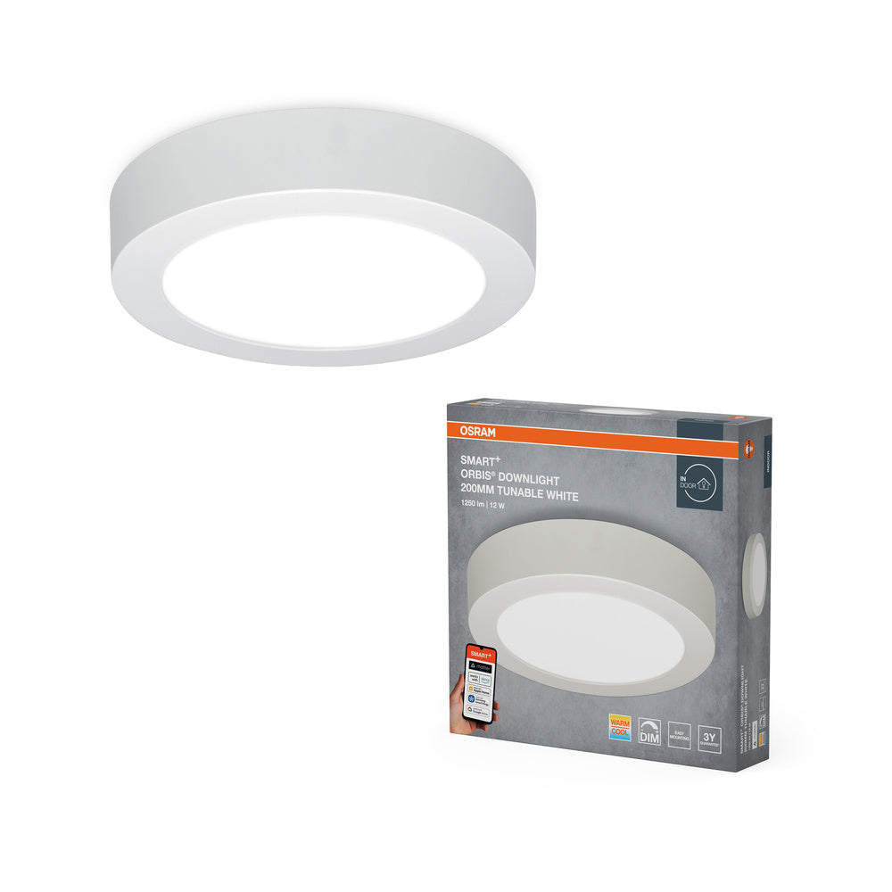 OSRAM Matter SMART+ OPBOUWDOPLICHT TW / 12 W, 220…240 V, Instelbaar wit, 3000…6500 K