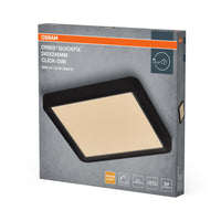 OSRAM Orbis Quickfix vierkante plafondlamp 245x245 mm 20W Click-Dim zwart