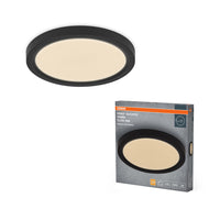 OSRAM Orbis Quickfix ronde plafondlamp 195 mm 16W klikdim zwart