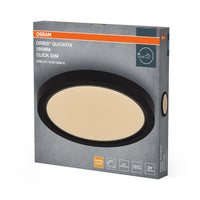 OSRAM Orbis Quickfix ronde plafondlamp 195 mm 16W klikdim zwart