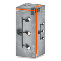 OSRAM 3-punts LED-spot PRIMAL, licht, 3xGU10, zwart