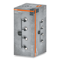 OSRAM 4-punts LED-spot PRIMAL, armatuur, 4xGU10, zwart