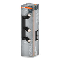 OSRAM 3-punts LED-spot ELEMENTAL Zwart, Licht, 3xGU10, Zwart, 37 x 13,8 x 6 cm