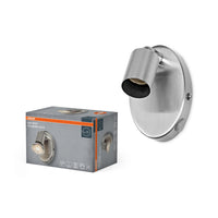 OSRAM LED Spot Cylinder wandlamp 1xGU10 geborsteld nikkel
