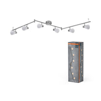 OSRAM LED Spot Vaas Plafondlamp 6xG9 Geborsteld Nikkel