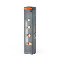 OSRAM LED Spot Brick plafondlamp 4xGU10 wit en hout