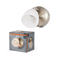 OSRAM LED Spot Cup Wandlamp 1xG9 Geborsteld Nikkel