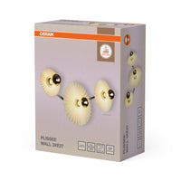 OSRAM DECOR Geplooide wandlamp 3xE27 Beige