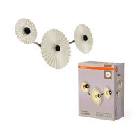 OSRAM DECOR Geplooide wandlamp 3xE27 Beige