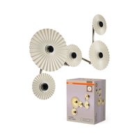 OSRAM DECOR Geplooide wandlamp 5xE27 Beige