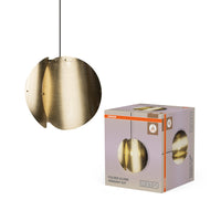OSRAM DECOR Hanglamp met gevouwen bolvormige kap E27 Goud