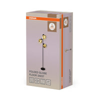 OSRAM DECOR Opvouwbare bolvormige vloerlamp 3xE27 Goud