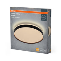OSRAM Orbis Gisela plafondlamp, 485 mm, 36 W, 3000 K, warmwit, zwart