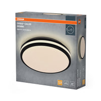 OSRAM Orbis Caleb plafondlamp, 295 mm, 16 W, 3000 K, warmwit, zwart