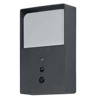 ENDURA Style USB Volt buitenwandlamp, donkergrijs, 5 W, 350 lm, 3000 K, 230° stralingshoek, IP54, lithium-ion-accu, opladen via USB-C, levensduur 50.000 uur