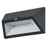 ENDURA® Style buitenwandlamp USB Wall Step Wide Sensor 3000K IP44 donkergrijs