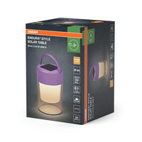 OSRAM ENDURA® Style Solar-Tischleuchte IP44 3000K Lila