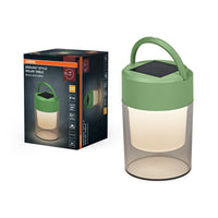 ENDURA Style Solar-tafellamp, , werkt op zonne-energie, 3000 K, 20 lm, stralingshoek 170°, IP44, hoogte 199 mm, levensduur 25.000 uur, lithium-ion-accu, tot 10 uur gebruiksduur