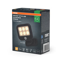 OSRAM ENDURA® Style USB-accu buitenwandlamp 1,8 W Up-Down-sensor donkergrijs