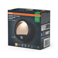 OSRAM ENDURA® Style USB-batterij buitenwandlamp Wall 1,7 W sensor IP44 donkergrijs