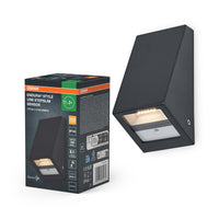 OSRAM ENDURA® Style USB-oplaadbare buitenwandlamp 1,5 W 3000 K met sensor IP44 donkergrijs