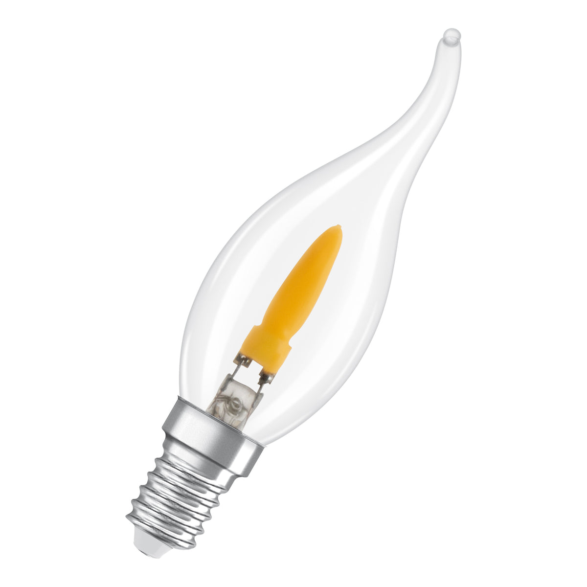 OSRAM LED-Lampe, Flammeneffekt, E14, 1 W, 1800 K, 20 lm, 15.000 h