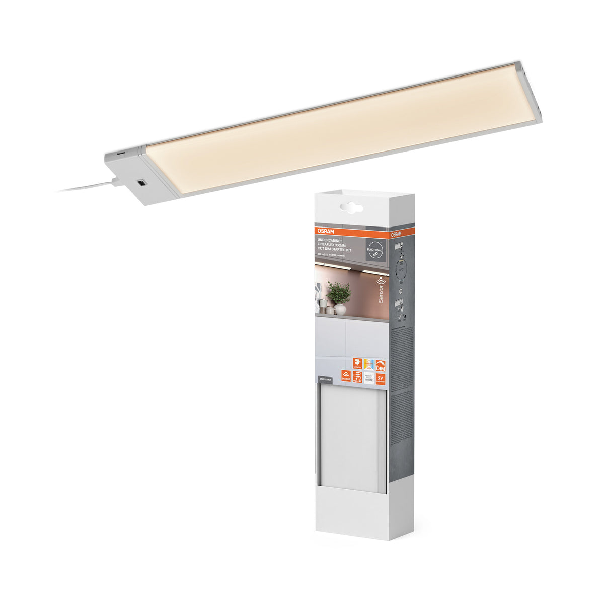 OSRAM onderbouwlamp Lineaflex 360 mm 5,2 W CCT dimbaar starterset
