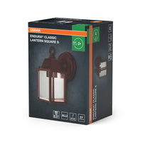 OSRAM ENDURA® Classic Laterne Square S Außenwandleuchte E27  Rost