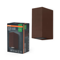 OSRAM ENDURA® Classic Square Up-Down Außenwandleuchte Rost