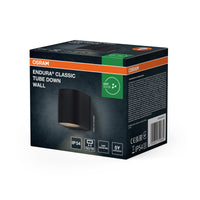 OSRAM ENDURA® Classic Tube Down buitenwandlamp GU10 IP54 donkergrijs