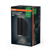 OSRAM ENDURA® Classic Tube Up-Down buitenwandlamp GU10 IP54 donkergrijs