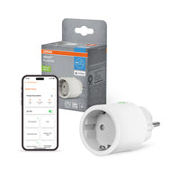 AANBIEDING - OSRAM Wifi SMART+ Slimme buitencamera-deurbel, wit, incl. gratis Smart Plug