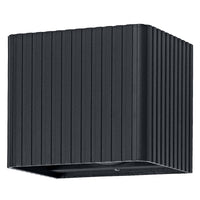 OSRAM ENDURA® Style buitenwandlamp Striped Cube verstelbaar Up-Down 10W IP65 donkergrijs