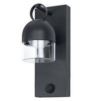 OSRAM ENDURA® Style Außenwandleuchte Cowbell IP65 mit Sensor 6W 3000K Dunkelgrau