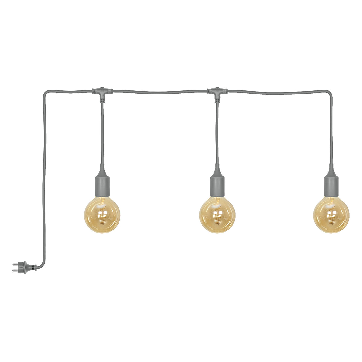 OSRAM Außenpendelleuchte Grau, 4,5 cm ⌀, 7 m Kabellänge, E27