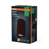 OSRAM ENDURA® Style Up-Down buitenwandlamp 12W 3000K roest