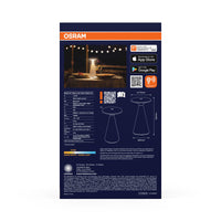 OSRAM SMART+ Bluetooth Tischleuchte TWIST RGBW, IP44, 2700K, RGBW