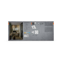 OSRAM LED Spot Recess Einbaustrahler Set GU10 schwenkbar Square Click 4.5W 827 Satin-Nickel ⌀68 mm