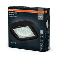OSRAM-lamp Zwart, 6500 K, daglichtwit, 80 W, aluminium, stralingshoek 110°, levensduur 20.000 uur, 220-240 V